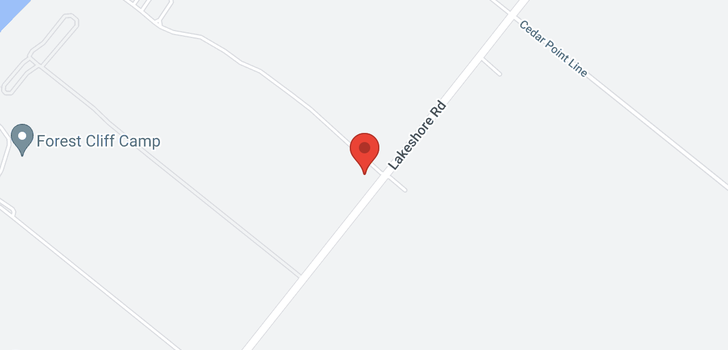 map of 6016 Lakeshore Road